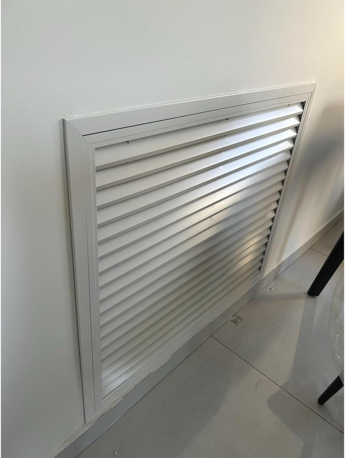 Griglia per filtro dell'aria di ritorno in acciaio per HVAC, flusso d'aria migliorato, facile da inserire e slish, per uso domestico e ufficio
