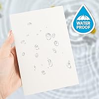 Vista 4 de Golden State Art, Paquete de 200 carpetas de fotos de 5 x 7, marco de cartón, tarjetas de marco de papel, saludos/invitación eventos especiales