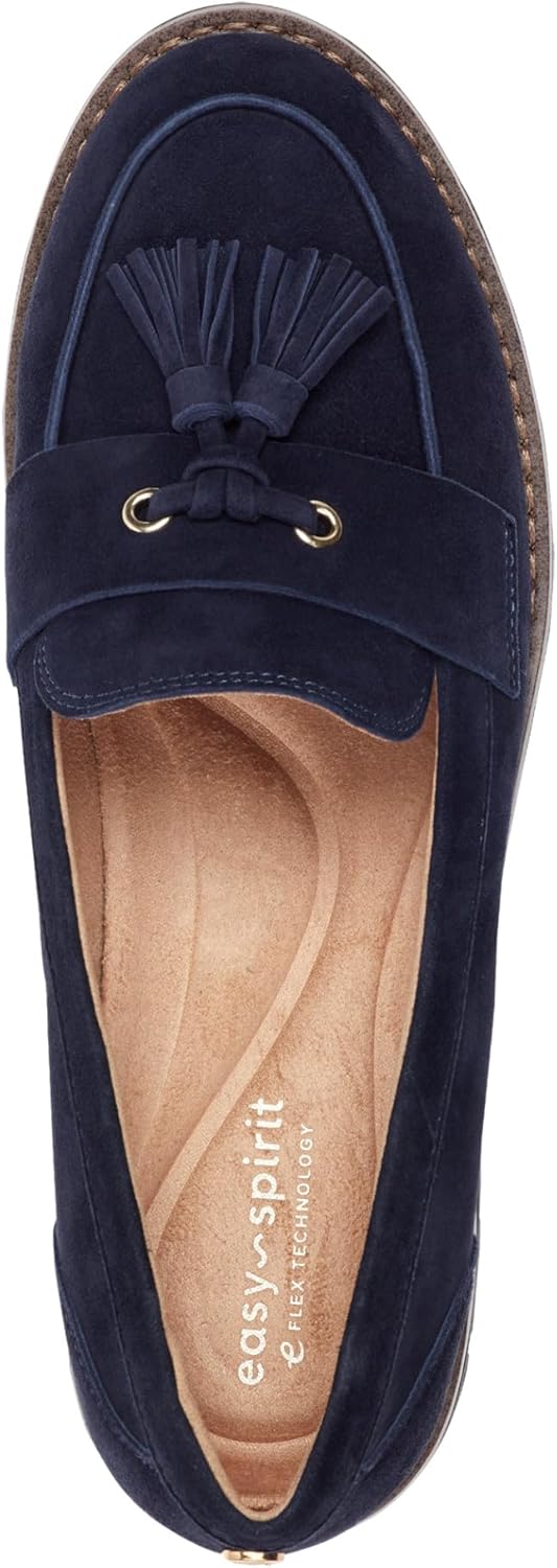 Easy Spirit レディース ローファー, ネイビー, 23.0 cm W