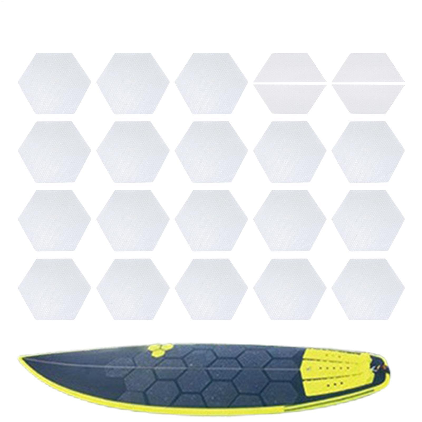 Tappeto Antiscivolo per Tavola da Surfing Adesivi Esagonali Antiscivolo Da | Tappetini Adesivi Per Surfboard per Sport Estivi all'aria aperta Snowboard, Skateboard, Paddleboard, Pontoon Kayak