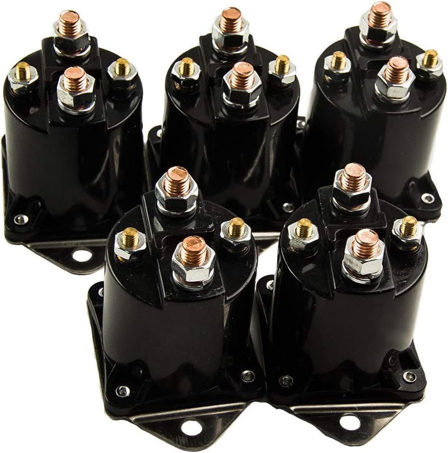 36V Solenoid Switch Relay compatible with Club Car DS Golf Cart 36 Volt 1976-1998 4 Terminal 8016 bulk lot of 5