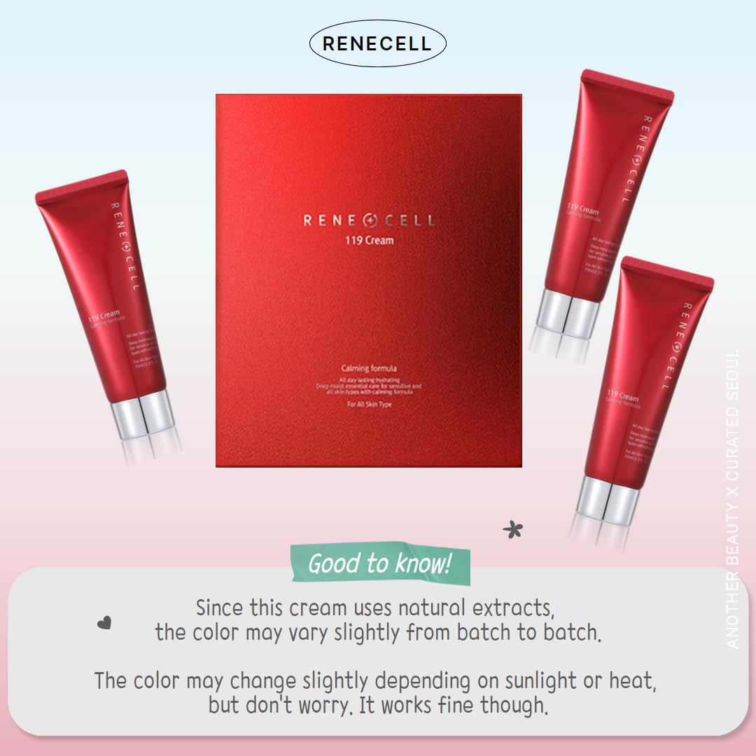 RENECELL [Rene Cell 119 Cream, Calming & Soothing Gel, After S