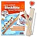 Produktbild Blockflöten Set: Flötenlilli Blockflöte ( deutsche Griffweise ) + Blockflötenschule für Kinder - die ideale Schule für Anfänger mit CD, Grifftabele und bunter herzförmiger Notenklammer