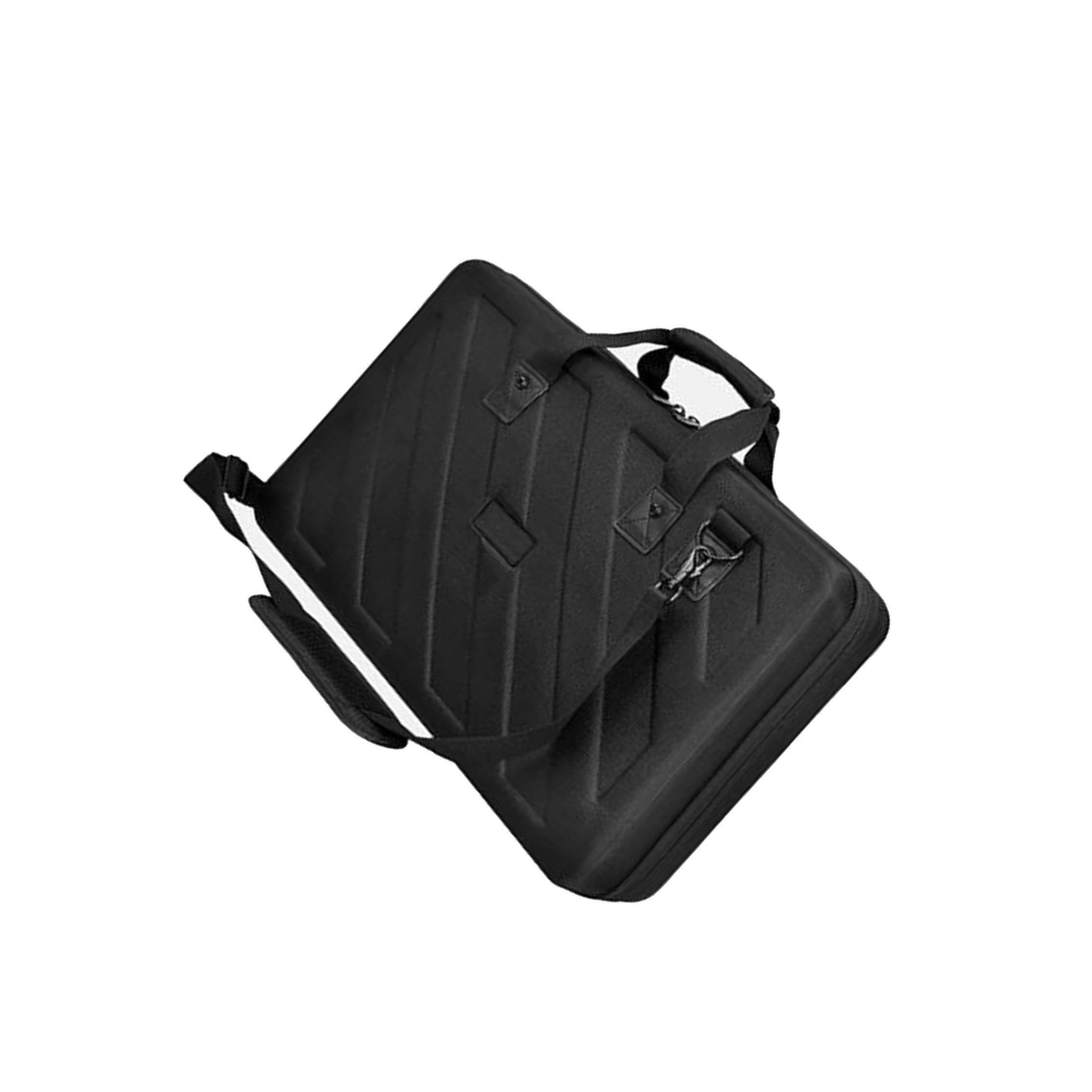 Borsa da viaggio per attrezzatura DJ multi-scomparto con resistenti cinghie regolabili in EVA per un trasporto sicuro e confortevole. Borsa da viaggio