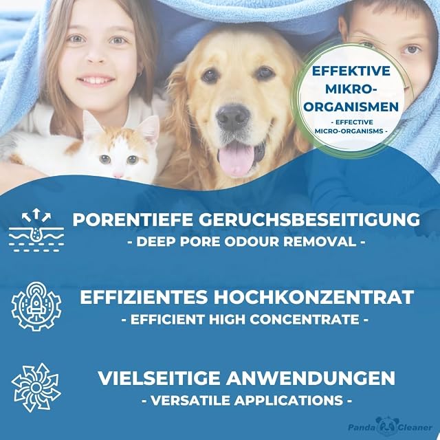 Foto 3 de 8 de PandaCleaner Bio-Urin Attack Odor Remover/Smell Neutralizer - 1000ml Concentrado