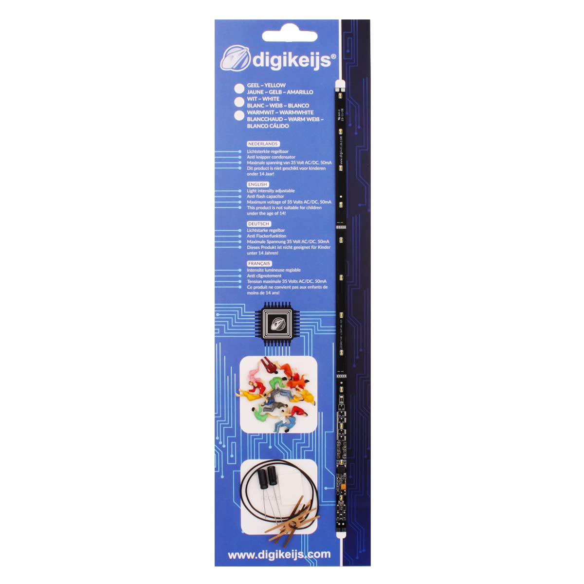 DR800GOLD - H0 Lighting installation kit WARM WHITE