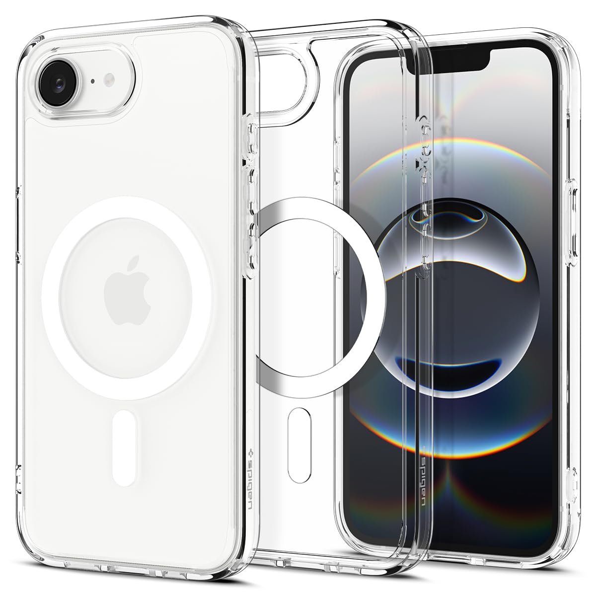 Spigen for iPhone 17e / 16e Case, Ultra Hybrid MagFit [Anti-Yellowing] [Compatible with Magsafe] - Clear | Anti-Yellowing