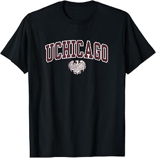 Chicago Maroons Arch Over Logo Officially Licensed T-Shirt