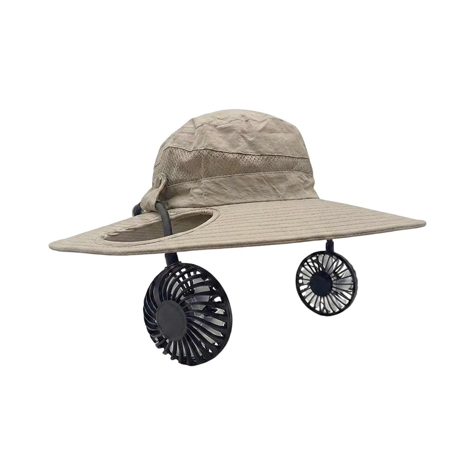 Cappello da sole ricaricabile 2 in 1 da pesca, rimovibile