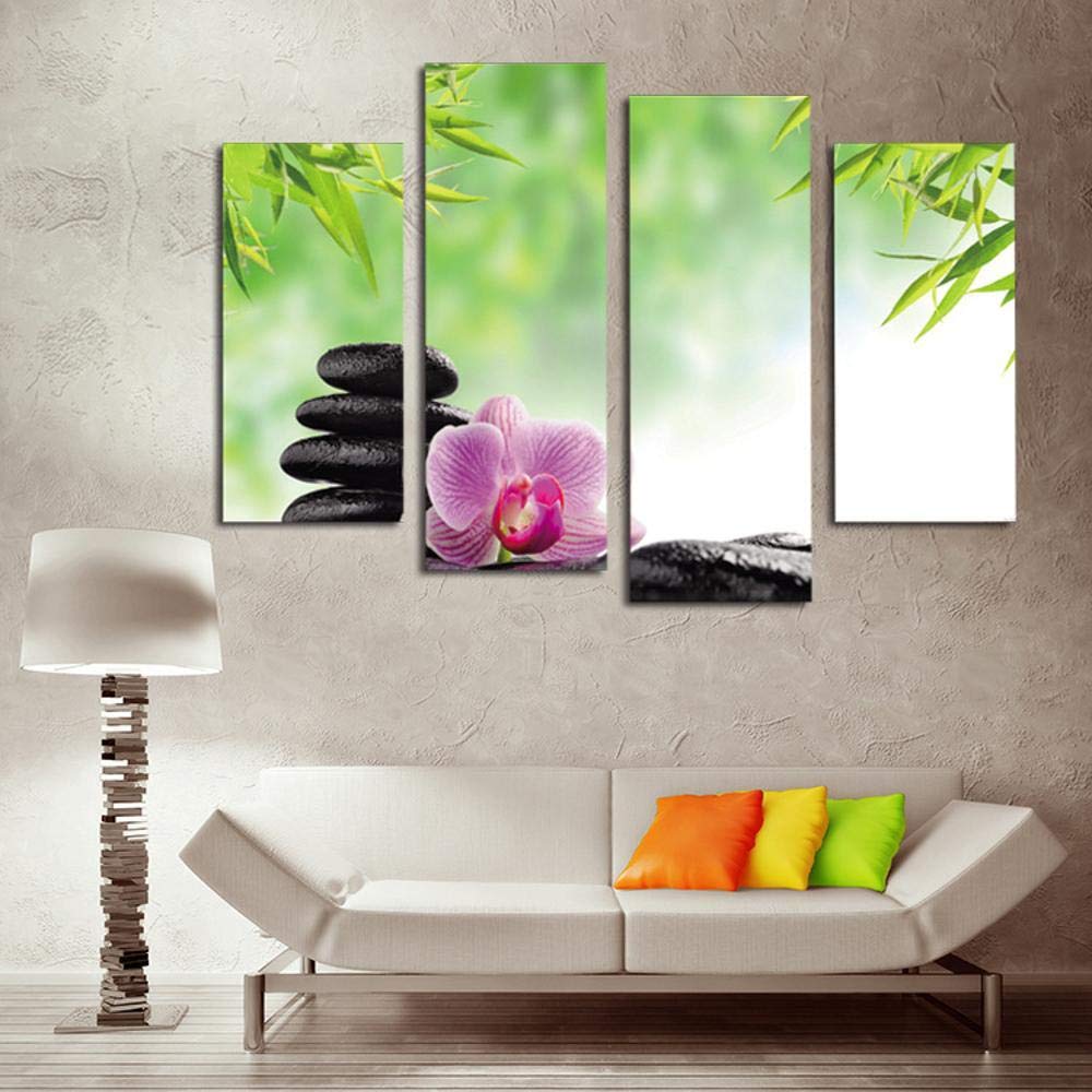 Art de mur salon : peinture sur toile jet d'encre HD