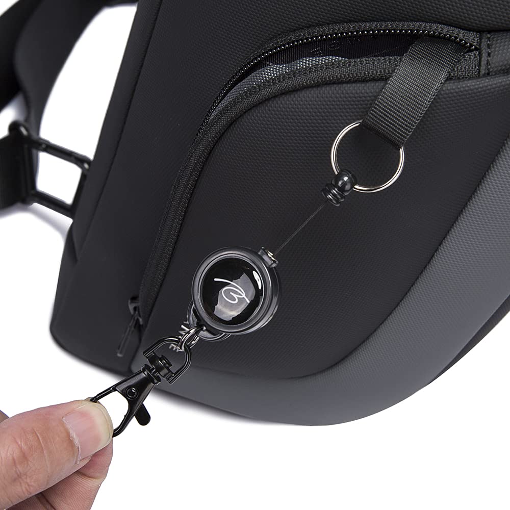 Borsa a tracolla versatile per sport all'aperto, viaggi e uso quotidiano (grigio)