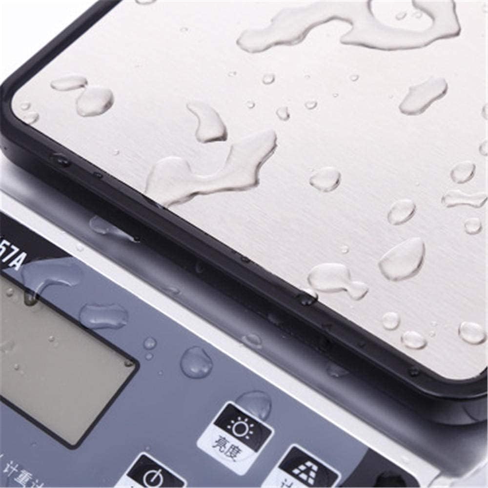 Báscula de gramos portátil, Báscula electrónica de pesaje for café, repostería digital, recargable por USB, con enchufe y batería, duradera.