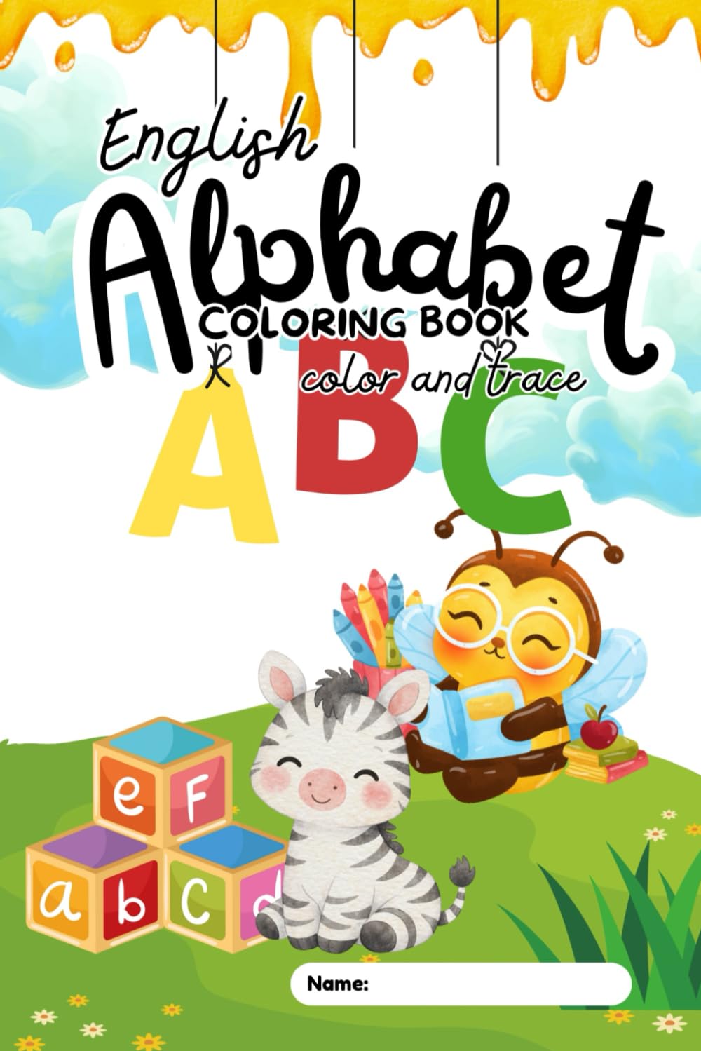 Alphabet Coloring and Tracing booklet