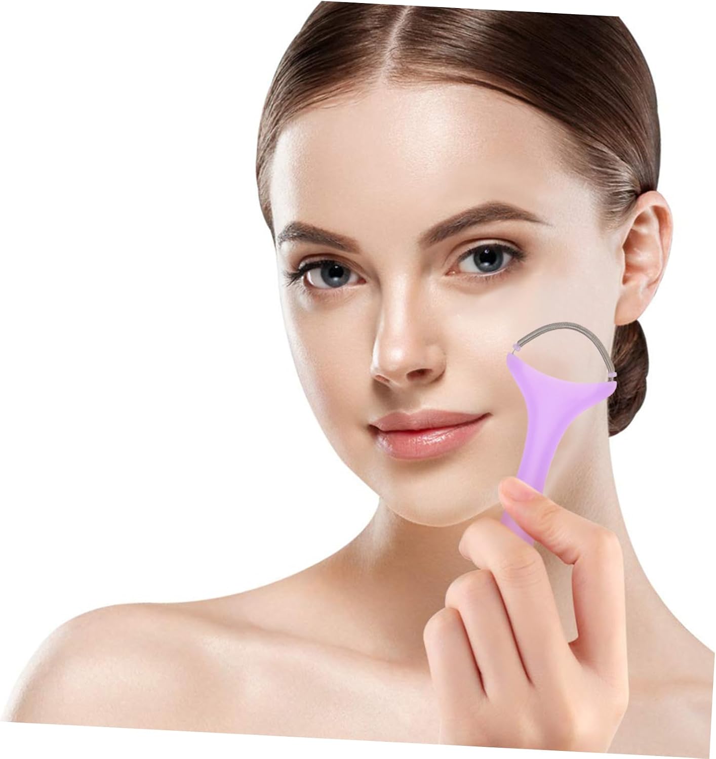 MERRYHAPY 3pcs Facial Hair Remover Spring Epilator for Women Chin Hair Removal Tool Portable Easy to Use Random Color