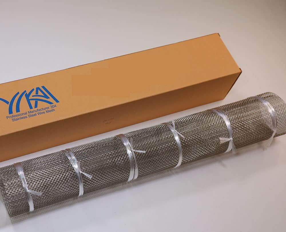 Woven Wire 8 Mesh 24"X40" 60cm X100cm Size 2.5mm Hole 0.80mm Wire Heavy Stainless Steel 304L 60% Open Area Beekeeping Varoa/Varroa Apiary Steel