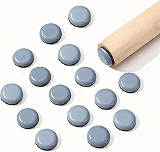 25 Pcs PTFE Teflon Furniture Sliders for Carpets, 20mm Self Adhesive Furniture Moving Pads, fFurniture Glides for Hardwood Floors and Carpets, Chairs, Tables, Appliances(Round)