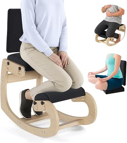 Mind Oasis Ergonomic Kneeling Chair with Back Support - Knee
