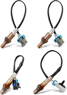 HQPASFY 4-Pc O2 Oxygen Sensor Kit Upstream Downstream 234-4441 234-4244 234-4565 for Camaro 3.6L CTS 3.0L 3.6L