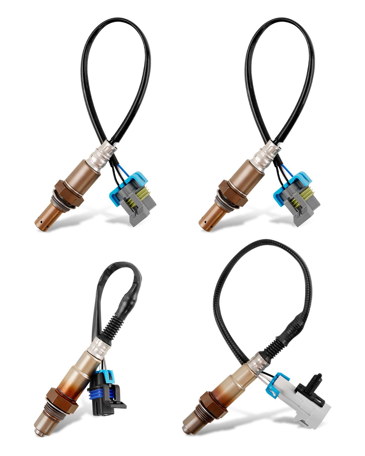 HQPASFY 4-Pc O2 Oxygen Sensor Kit Upstream Downstream 234-4441 234-4244 234-4565 for Camaro 3.6L CTS 3.0L 3.6L