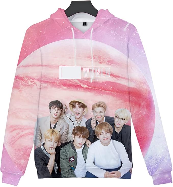 bts map of the soul one moletom com capuz