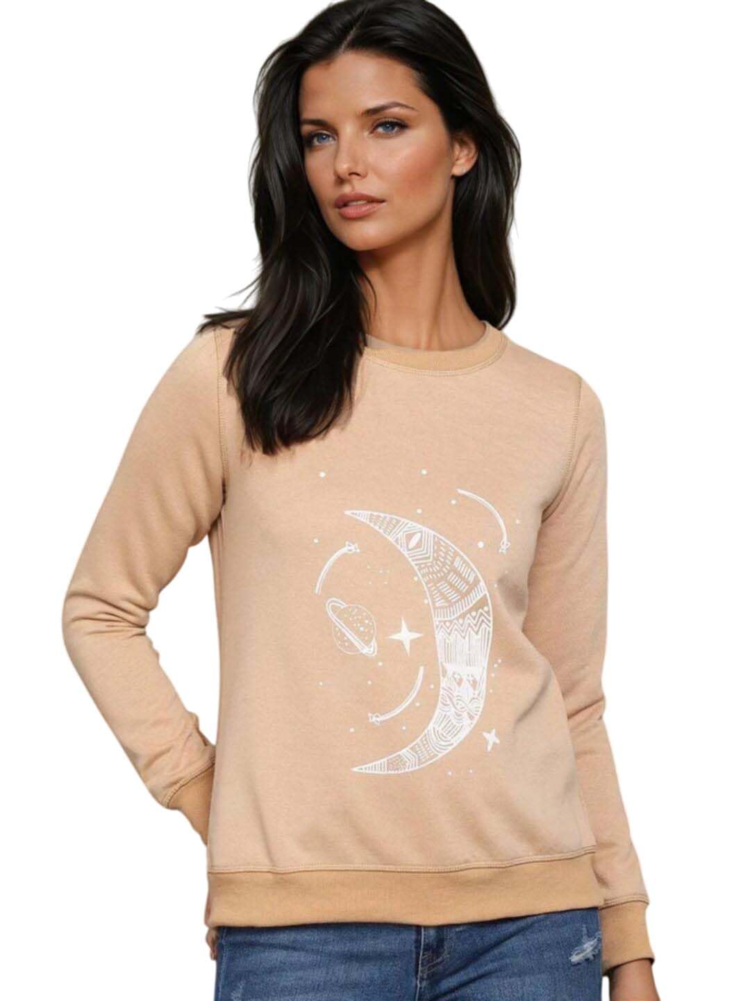 kotty Women's Fleece Sweatshirt for Comfortable Winter Mornings, Outdoor Activities and Effortless Layered Looks-picture-20