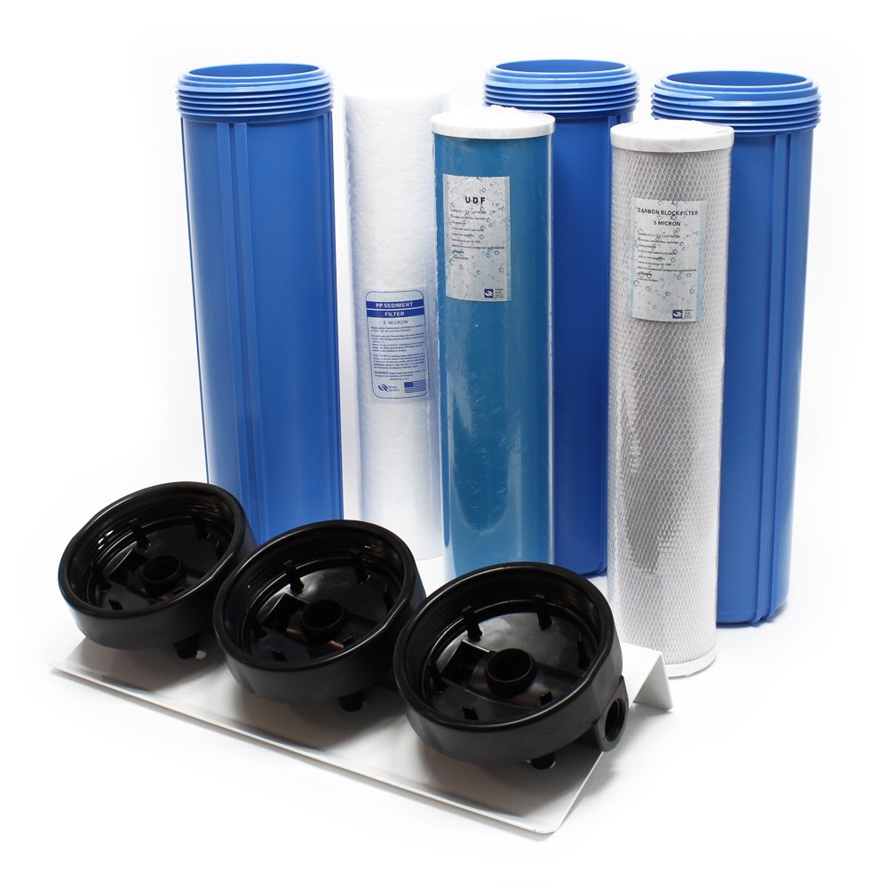 Naturewater NW-BRL03 Filtro de agua 3-Etapas 32.89mm (1"), cartucho de sedimentos y carbón activado