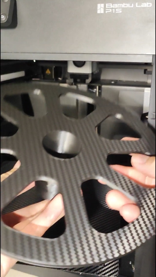 Image of 3D Printer Build Plate 257x257mm for Bambu 3D Printers, Spring Steel Build Plate for Bambu Lab X1C /X1 /X1E /P1P /P1S /A1 Print Bed (Smooth PEO+Smooth PET)