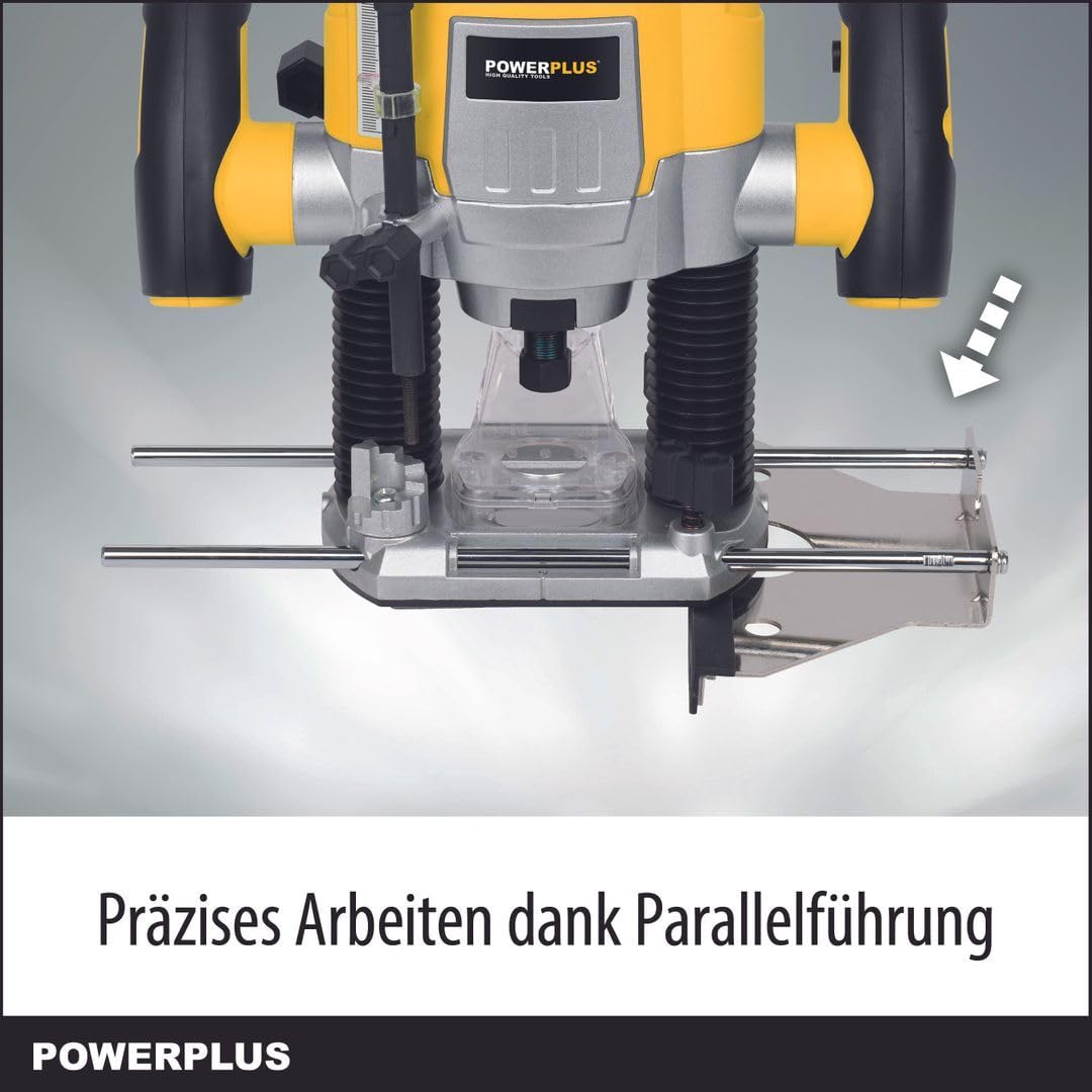 Powerplus POWX0910 POWX0910-Fresadora 1200W + 6 frese