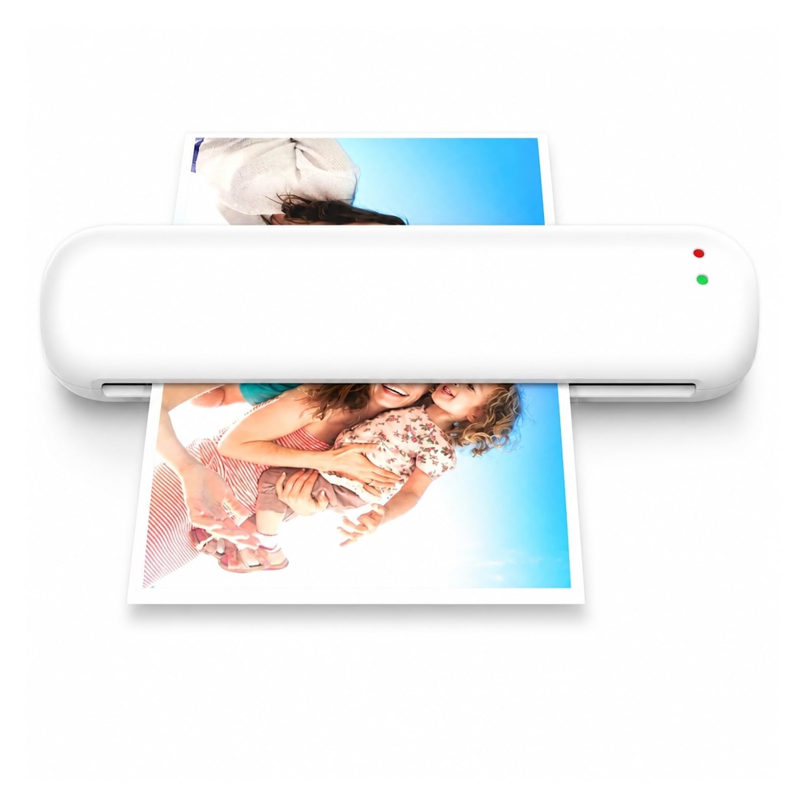 Laminator, Laminator Stołowy, Rozmiar A4 do domu i biura | Laminowanie Na Gorąco I Zimno, System 2 Rolek, Maksymalna Szerokość 9 Cali