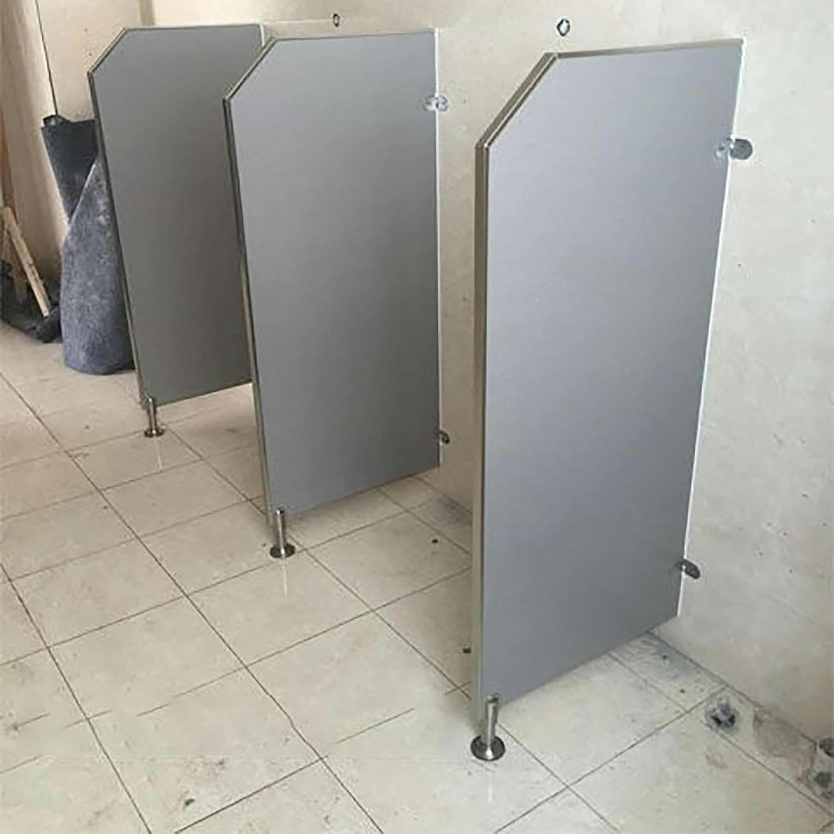 Pantalla para urinario AMNOOL con herrajes de acero inoxidable anticorrosión