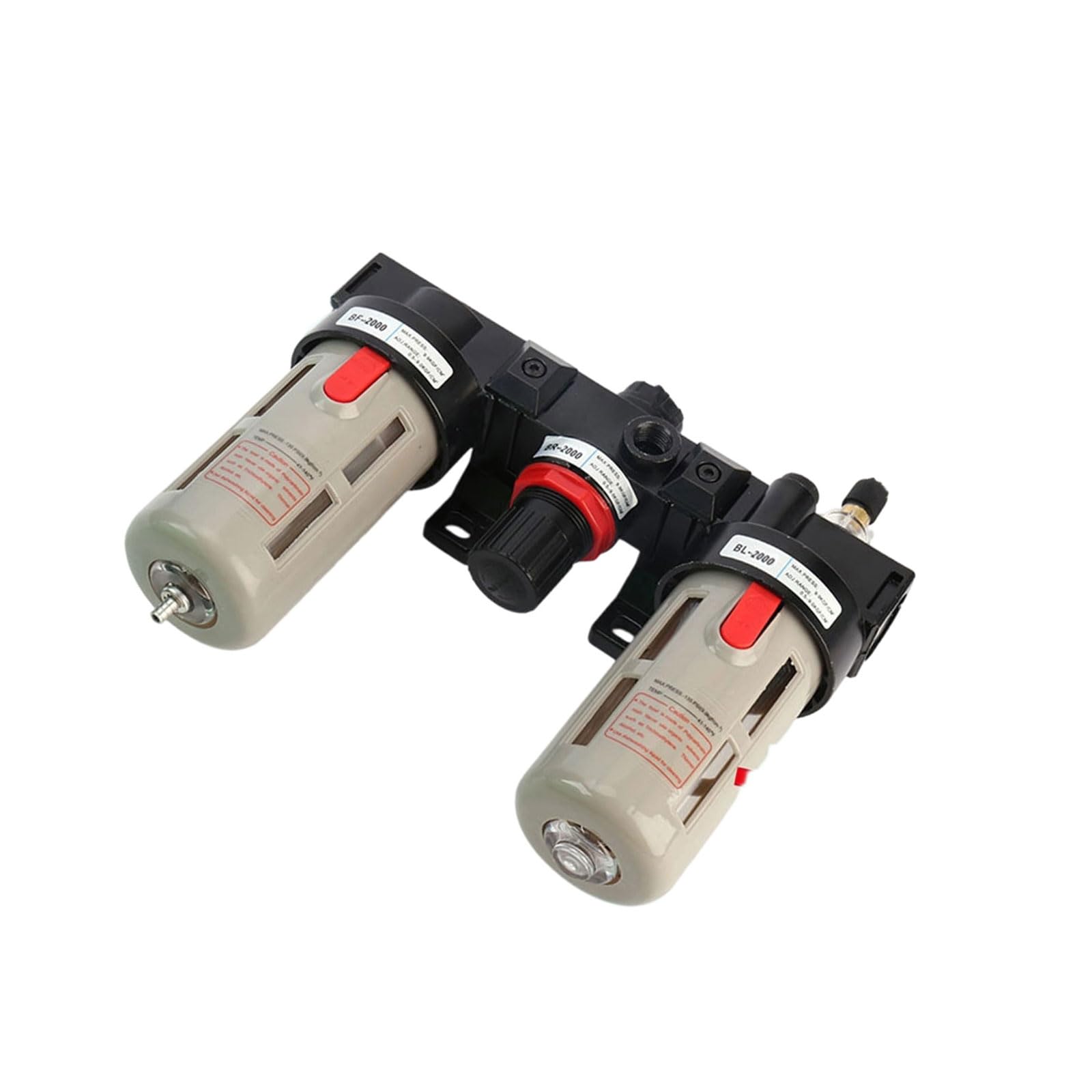 Pneumatic Filter Regulator Air Lubricator Air Source Pneumatic Oil Water Separator Filter Pressure Regulating Adapter Source Oil Water Separator