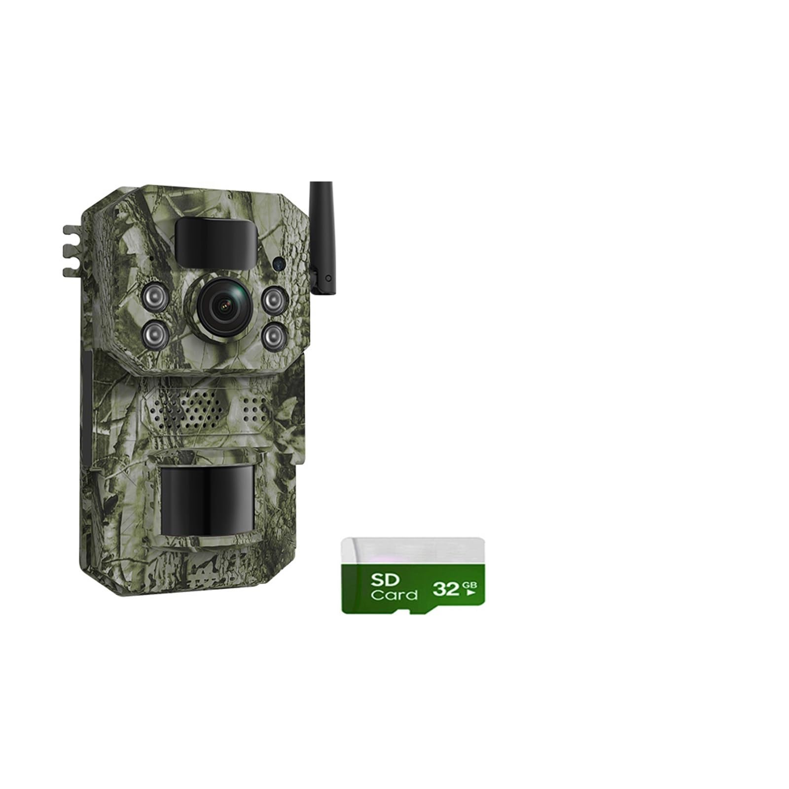 Oshpmbdlyfj Only Cam Gps 32Gb 2K 5Mp Pir Motion Activated Trigger Time Night Vision Ip66 Hunting Trail Wildlife Battery Solar Camera Forest(Only Cam Gps 32Gb)