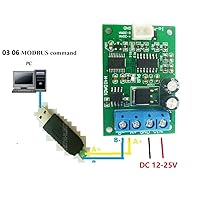 Vista 4 de DC 12V RS485 a 4-20MA 0-20MA Generador de señal de corriente Módulo convertidor DAC Modbus RTU para instrumentos de medición PLC