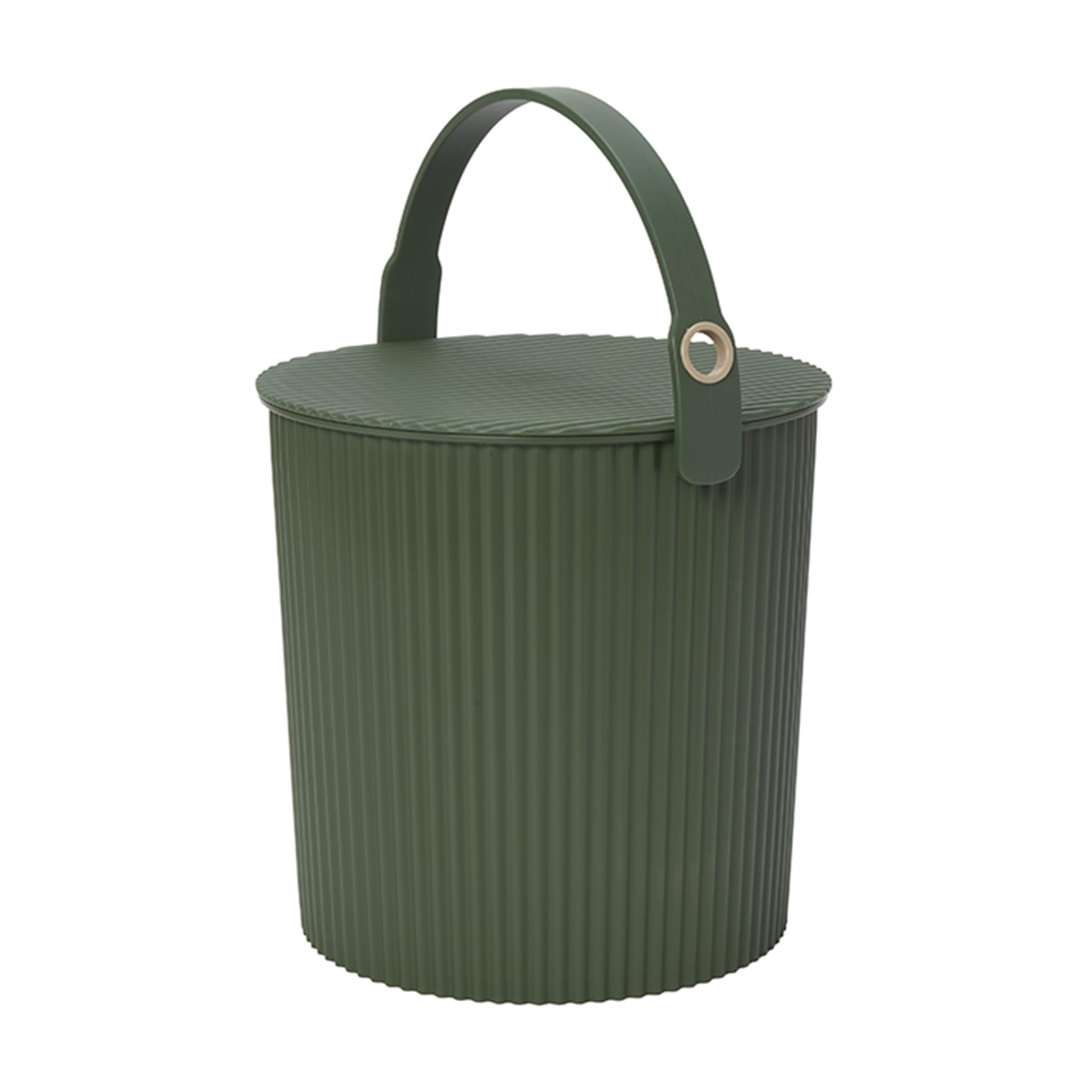Heavy Duty Bucket - 2.6 Gallon with Lid & Handle -14
