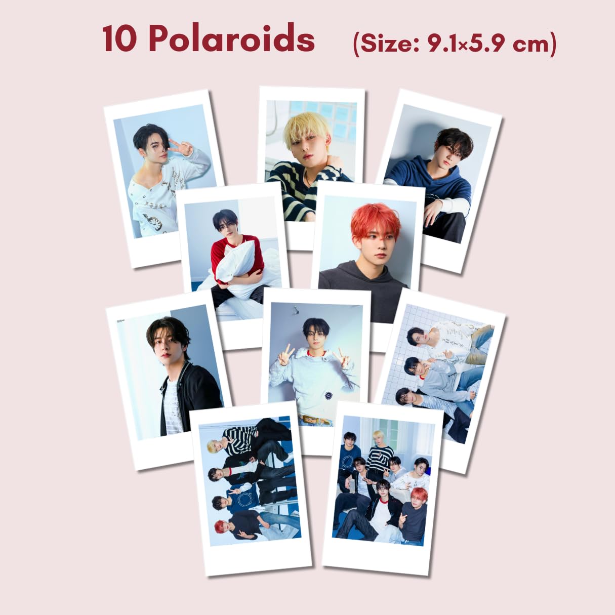 Enhypen Poster Combo Pack of 4 Poster, 10 Photocards, 10 Polaroids