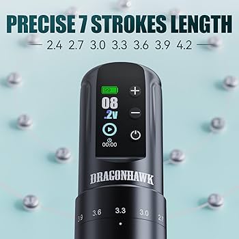 タトゥーマシン 2ピース Amazon | マストタトゥーフリップコード付き&コードレスタトゥーガン