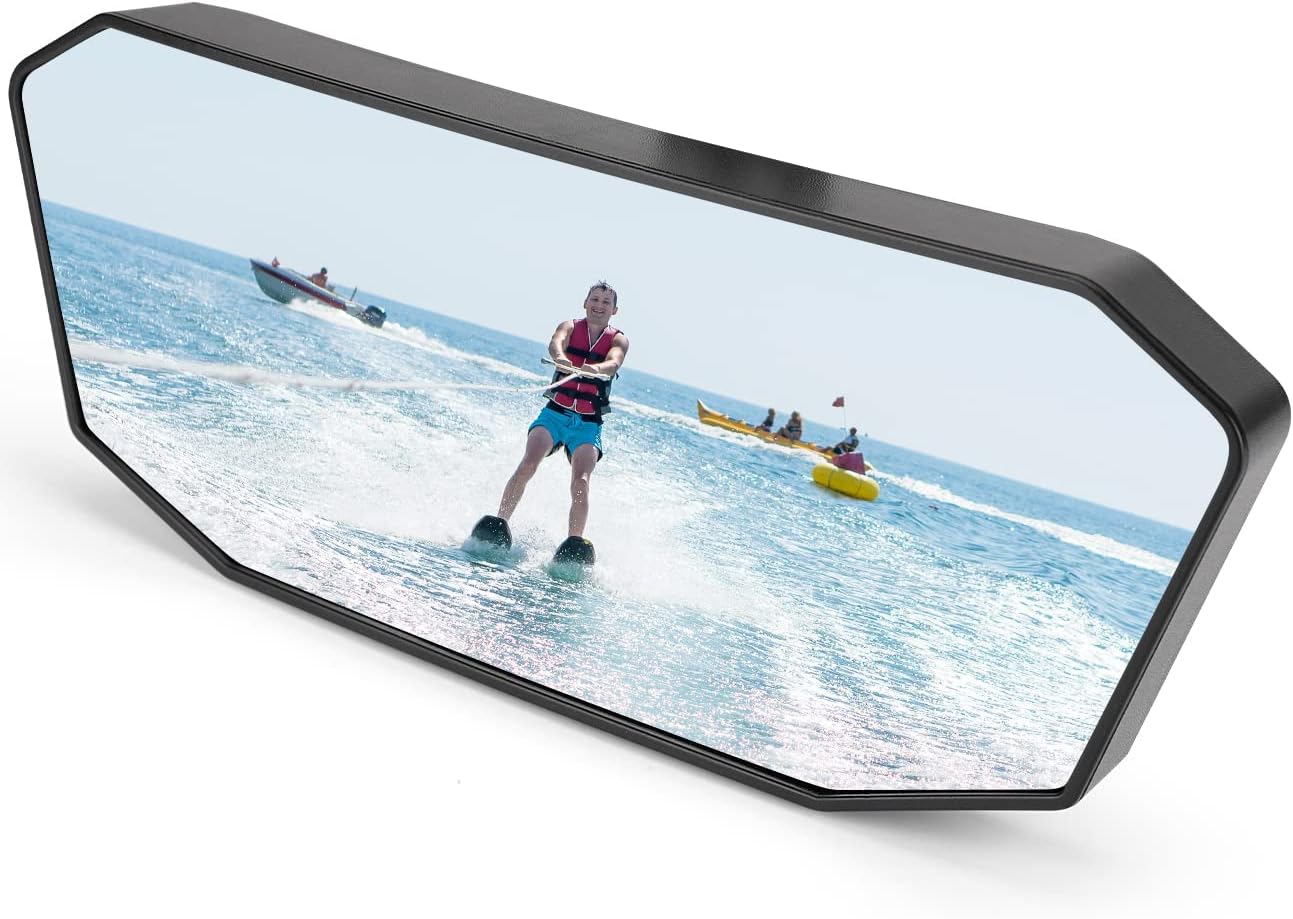 kemimoto Marine Boat Mirror Upgraded Size 10.5x 4 inches