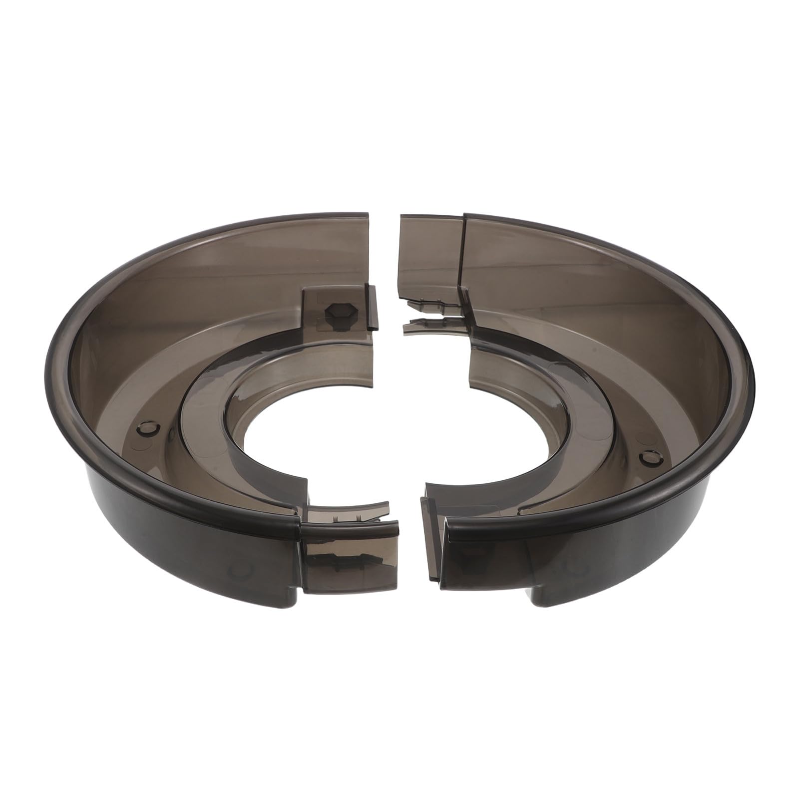 Lurrose Palangana de Agua Desmontable para Torno de Cerámica, Resistente a Impactos, de Plástico Abs Negro, Adecuado para Sesiones Profesionales de Alfarería y Torneado