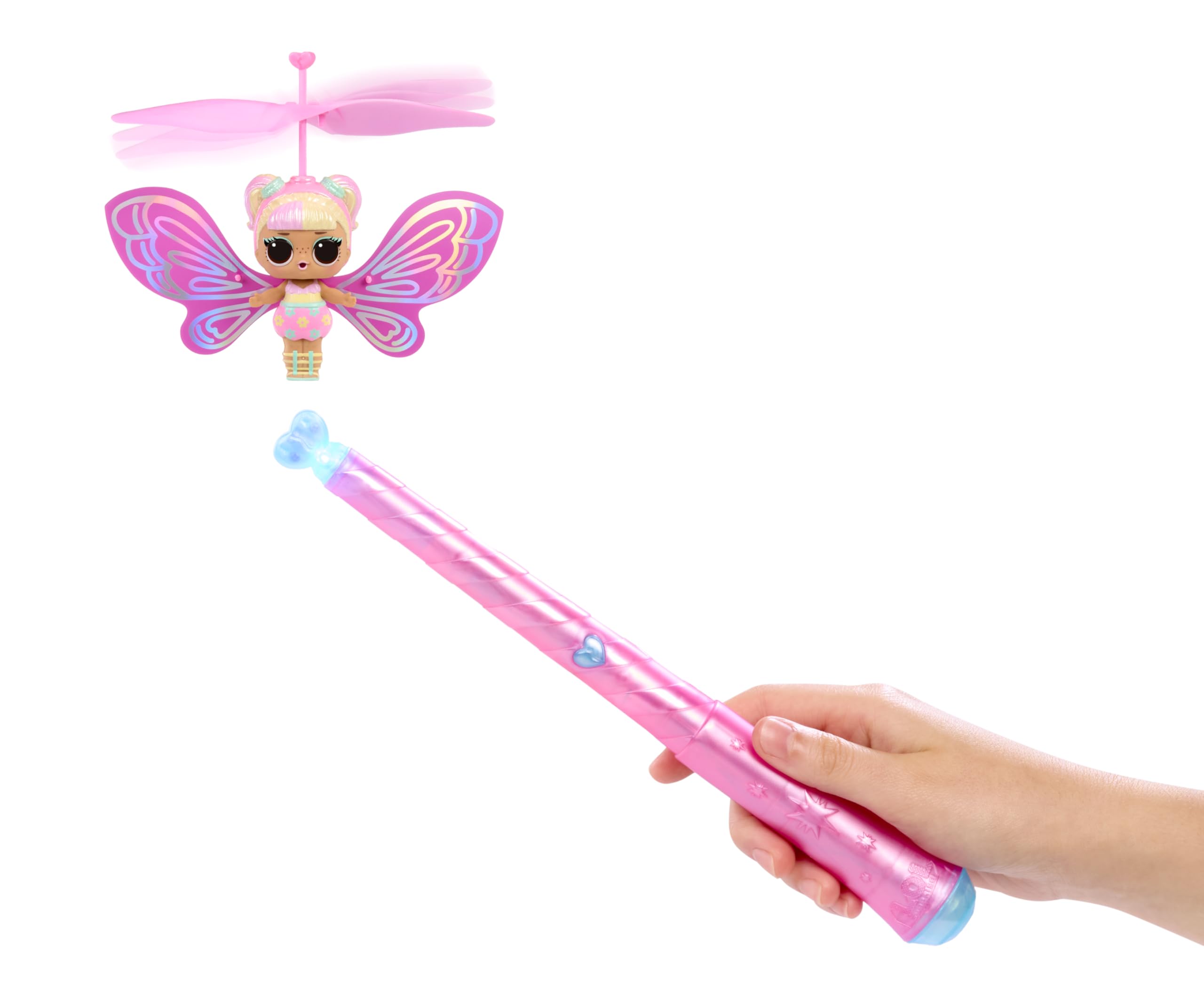L.O.L. Surprise! Magic Flyers Fairies Tots - Flower Child - Comprend 1 Poupée et Une Baguette Magique, Présentée dans Un Emballage en Forme de Fleur, Collectionnez Les 2