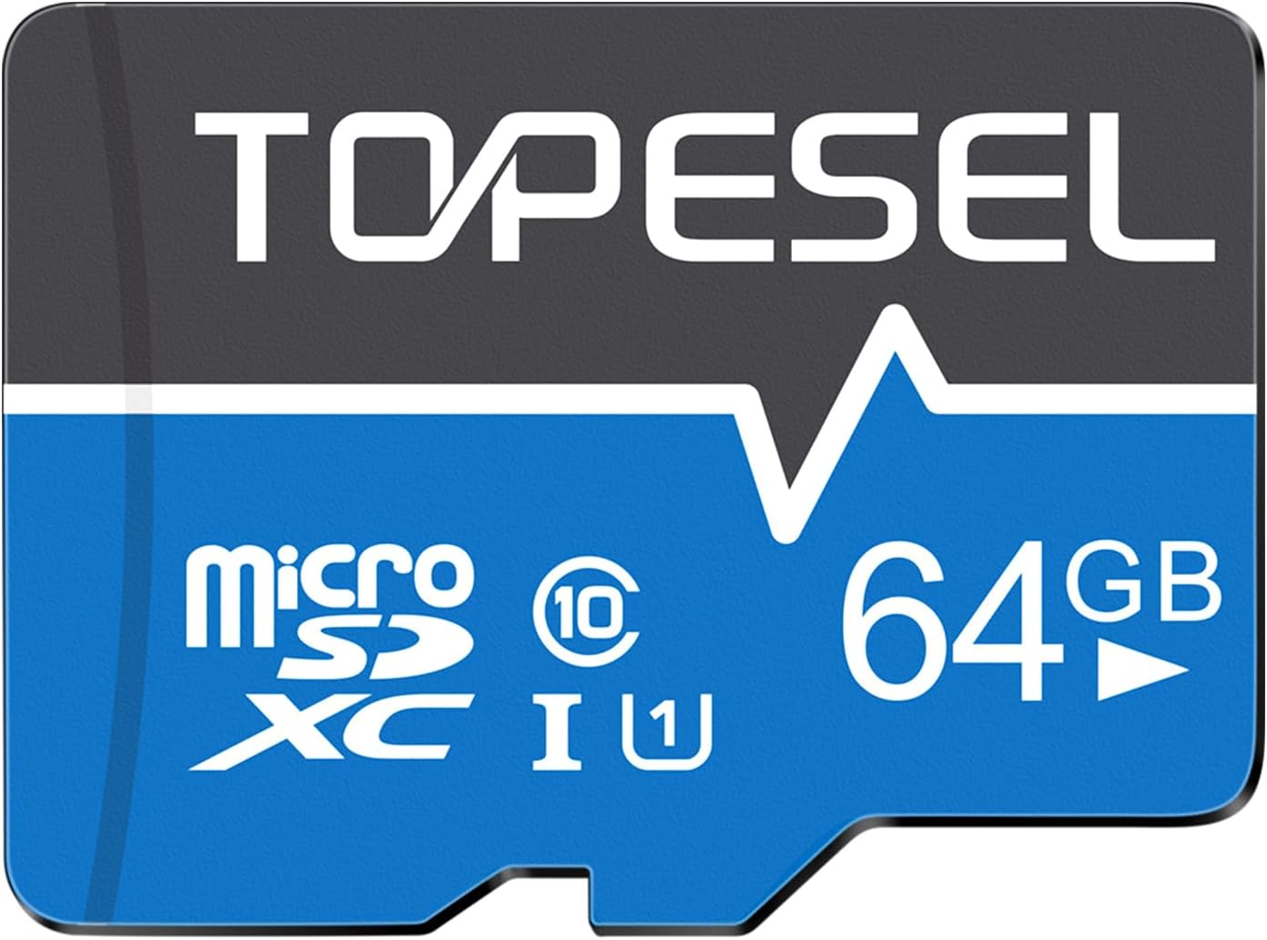 TOPESEL 64GB Micro SD Card SDXC Memory Cards UHS-I TF Card Class 10 for Camera/Phone/Galaxy/Drone/Dash Cam/GOPRO/Tablet/PC/Computer(C10 U1 64GB)