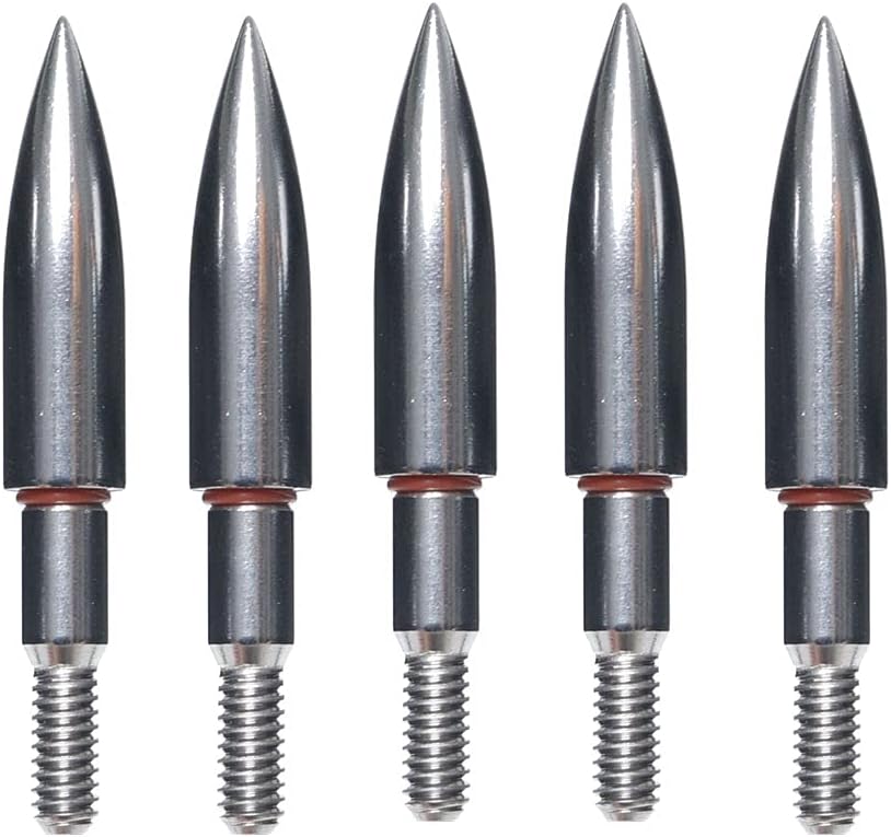 Archery Field Points,Various OD,100/125/150/200 Grains,Easy Pull Various, Stainless Steel Screw in Archery Field Tips(1 Dozen 12 PCS) : Sports & Outdoors