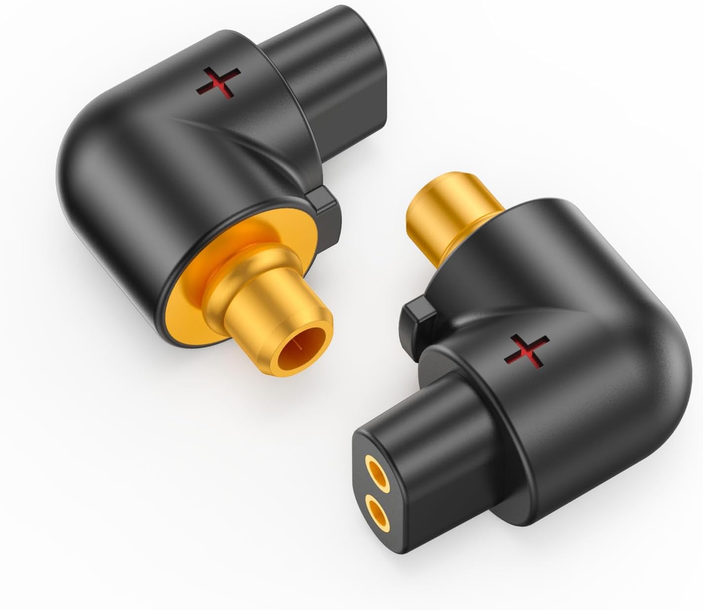 okcsc ETYMOTIC Male to QDC 2PIN Female Headphone Adapter for ER4SR Earbuds to QDC 2 PIN Cable Lossless Audio Adaptor for Etymotic ER4SR ER4XR ER3XR ER3SEER2XR ER2SE LNO08099 KZ ZSN ZS10 1 Pair Black