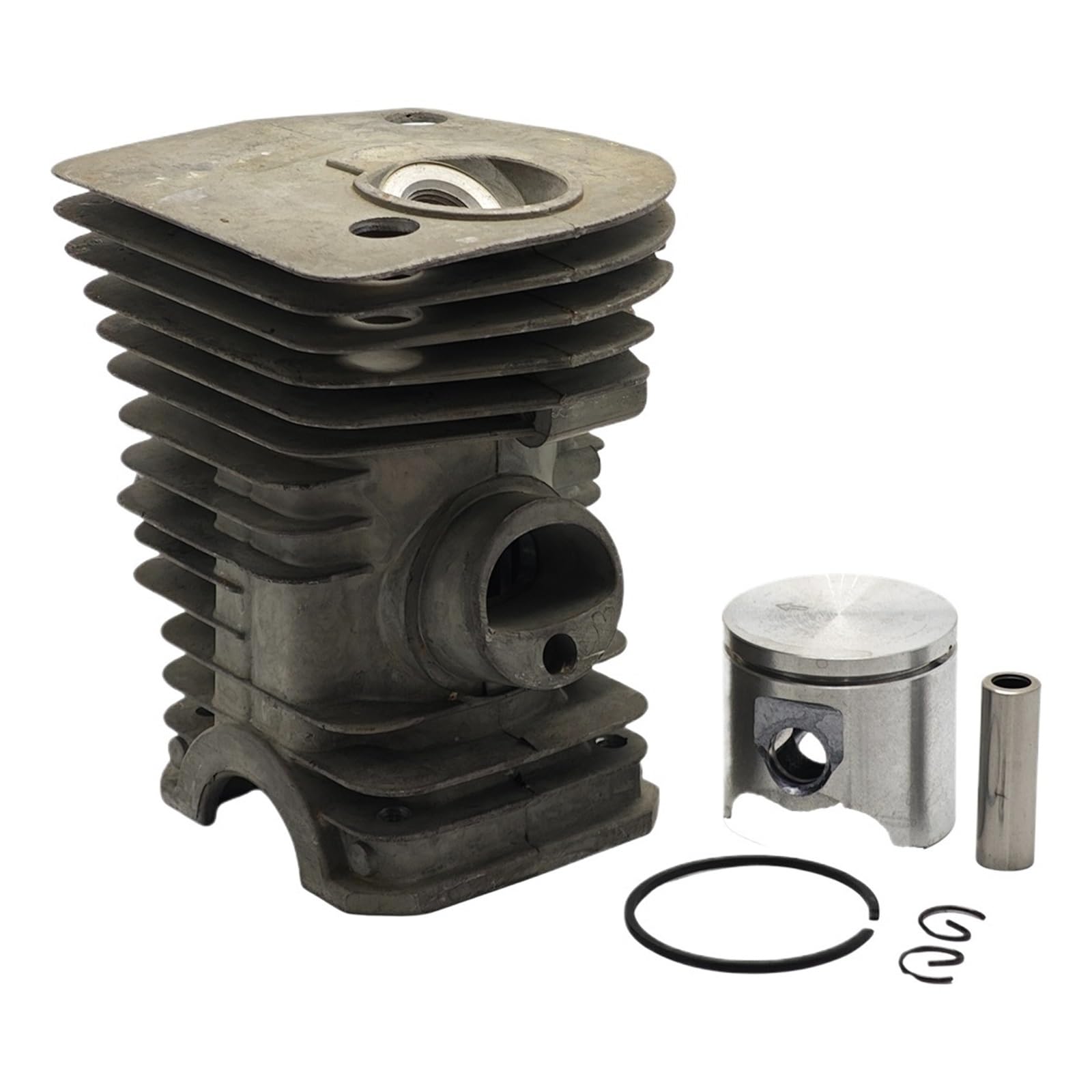 Generico Compatibile con Le Parti degli Attrezzi da Giardino 340 345 E | Kit guarnizioni di tenuta del cuscinetto dell'albero motore del pistone del cilindro della motosega da 40 mm