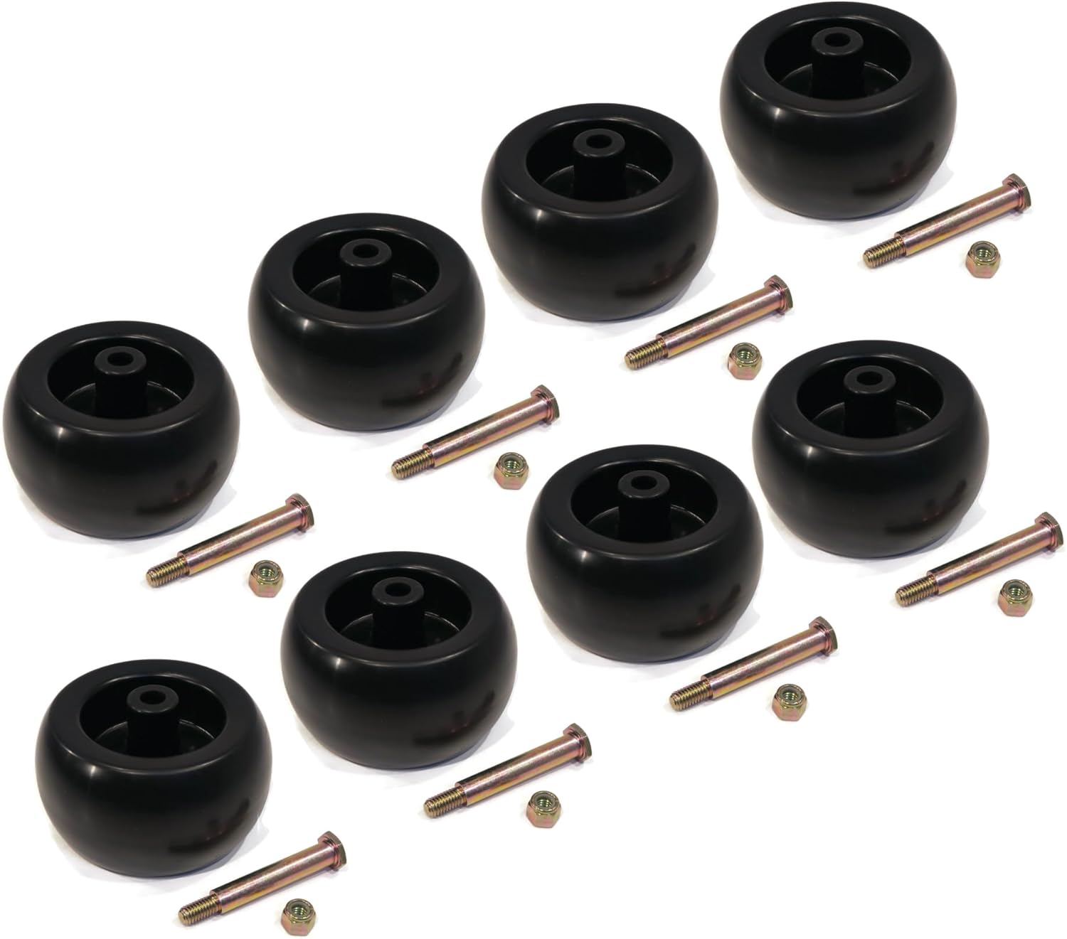 The ROP Shop (8) Heavy Duty Deck Wheels for Ariens Gravely 03471700 03905600 Hustler 031997