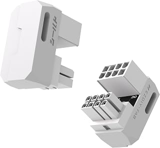 Адаптер EZDIY-FAB Shield PCIe 8-pin для питания GPU с поворотом на 180 градусов, алюминиевый, стандартный тип, белый - 2 шт. Нужен для подключения дополнительного питания 8-pin к графической карте. Алюминиевый корпус и каналы для теплоотведения. Снижает риск перегиба кабеля, экономит место в корпусе ПК.