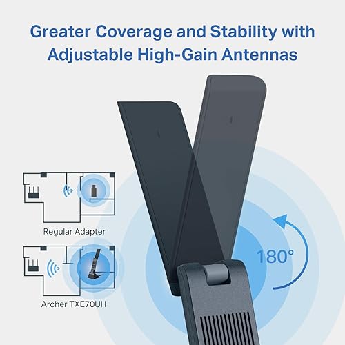 Vista 18 de TP-Link Adaptador WiFi USB AC1300 (Archer T3U) - Adaptador de red inalámbrica de doble banda 2.4G/5G para PC de escritorio, MU-MIMO WiFi Dongle, USB