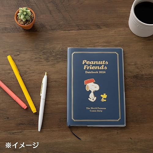 Miniatura 7 de Sanrio Snoopy B6 Date Book 2024 703222