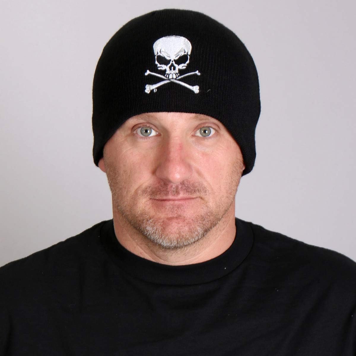 Hot Leathers Knit Cap (Black) - Image 6