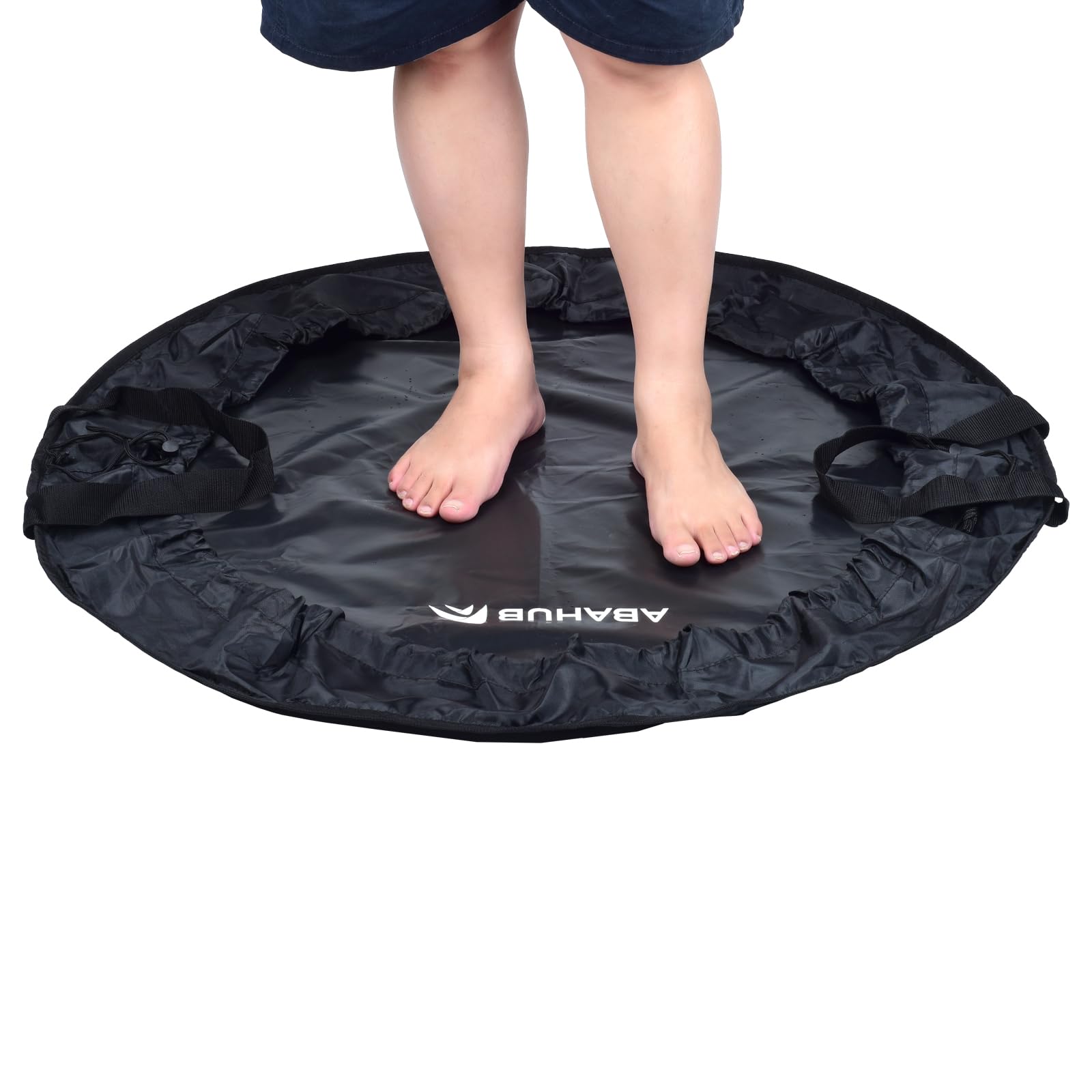 Abahub Impermeabile Muta da Sub Tappetino Cambio Rapido,Design 2 in 1 Rimovibile Tappetino Impermeabile Borsa da Spiaggia,Tappetino in Neoprene + Dry Bag,Adatto per Surf, Nuoto e Immersioni