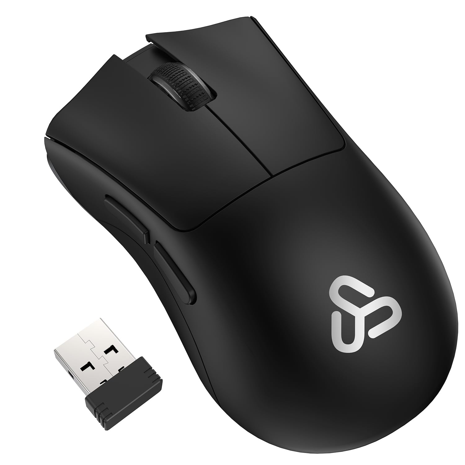 SDLOGAL 2.4G Wireless Mouse, 1200 DPI Mobile Optical Cordless Mouse with USB Receiver, 24-Month Battery Life, Ambidextrous PC/Mac/Laptop (Black)